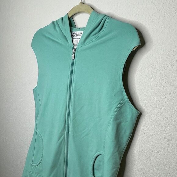 Pendleton Sleeveless Zip Hoody Sweat Jacket - Picture 5 of 7
